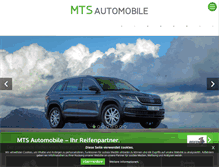 Tablet Screenshot of mts-mobile.de